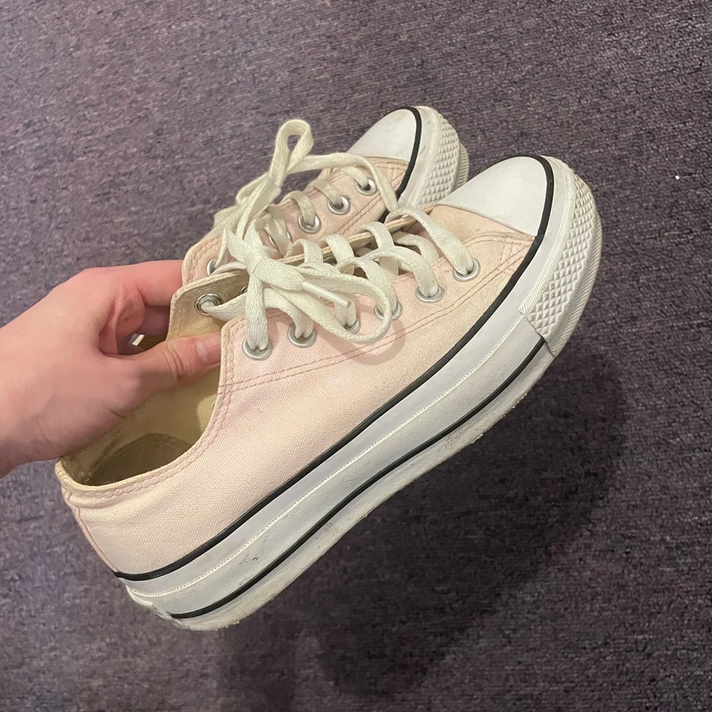 Women's Pink Platform Converse